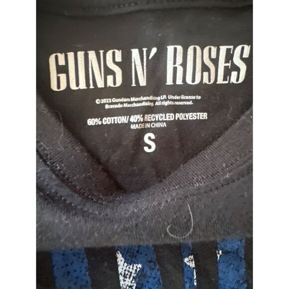 Guns N Roses Graphic T-Shirt S Black 60% Cotton 40% Recycled Polyester - Picture 3 of 5